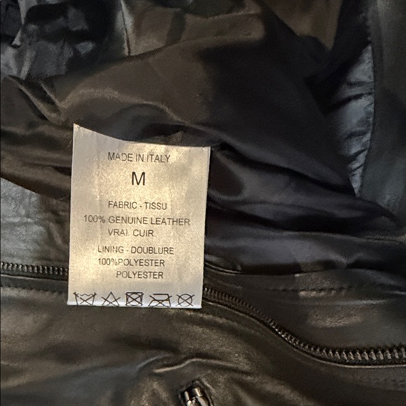 Yves Saint Laurent Black Leather Vest - Picture 4 of 6